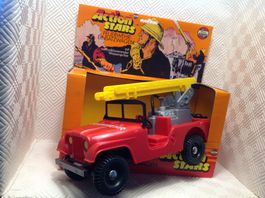 Willys Jeep Feuerwehr-Auto von Airfix ActionStars , 1970's