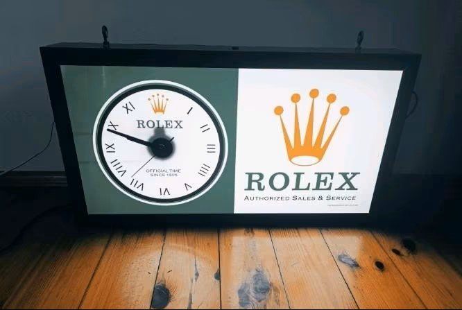 Schilder: Rolex Leuchtschild – Gebraucht aus Engi von Im010 1
