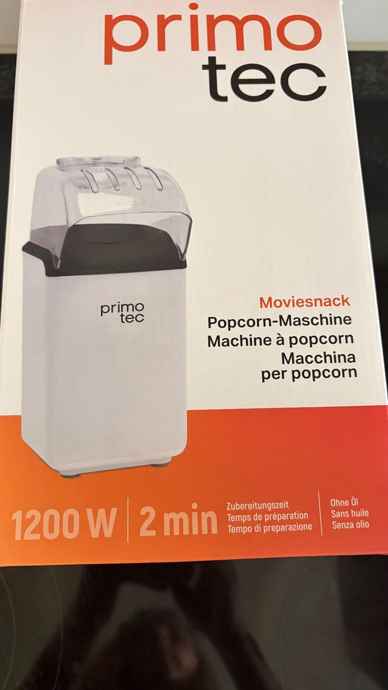Elettrodomestici da cucina: Popcornmaschine ohe Öl – Usato da Gossau ZH venduto da Daniela710 2