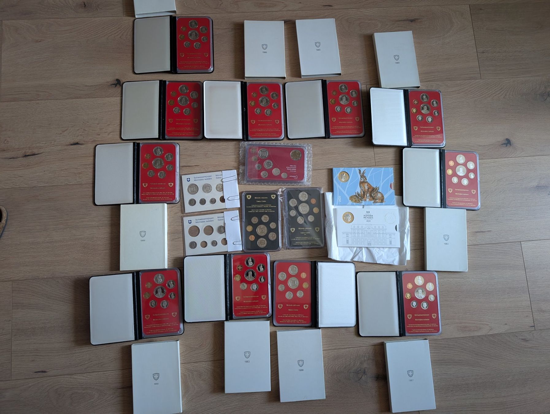 Tutti le monete: Münzsatz Sammlung collection jeux de pièces – Usato da Yvonand venduto da fli_n6mb
