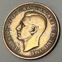 ½ Penny - George VI - Vereinigtes Königreich - 1941