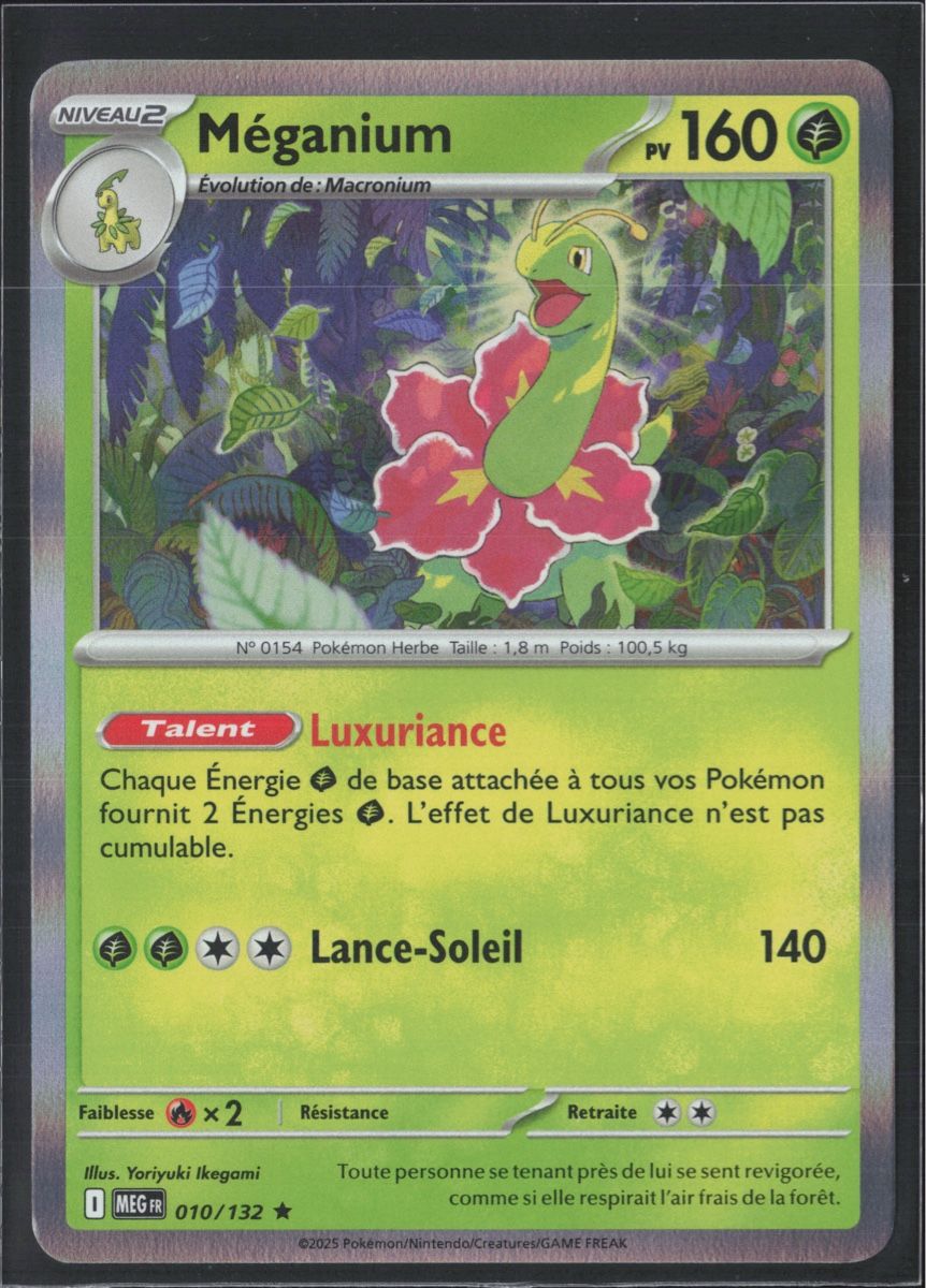 Pokémon Sammelbilder & Trading cards: POKÉMON / Méganium / Mega Evolution / Holo 🇫🇷  – Gebraucht aus Herzogenbuchsee von TCG-HQ