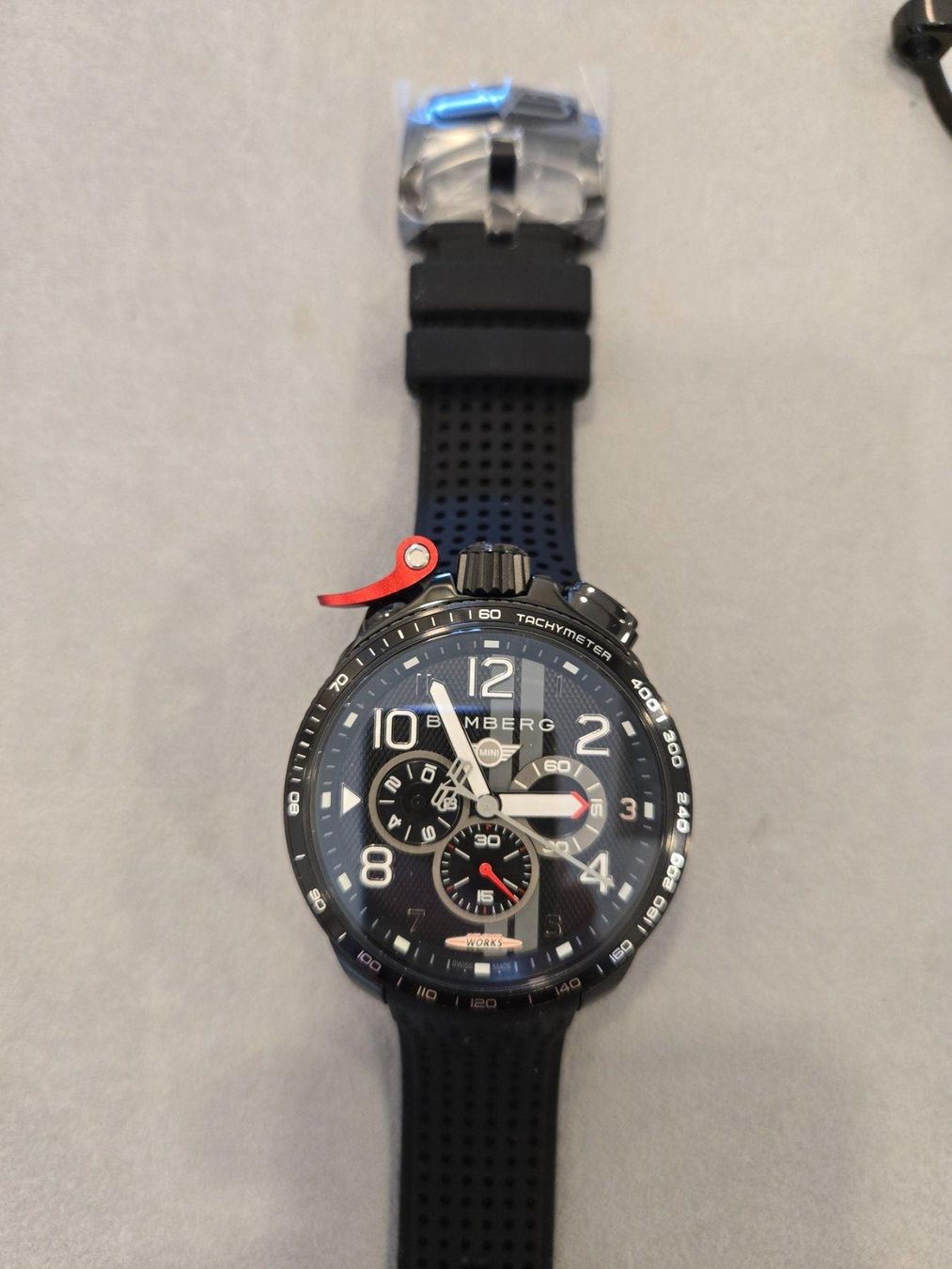 Bomberg Orologi: Mini Cooper Works Uhr von Bomberg – Nuovo (secondo la descrizione) da Chabrey venduto da Horology 3