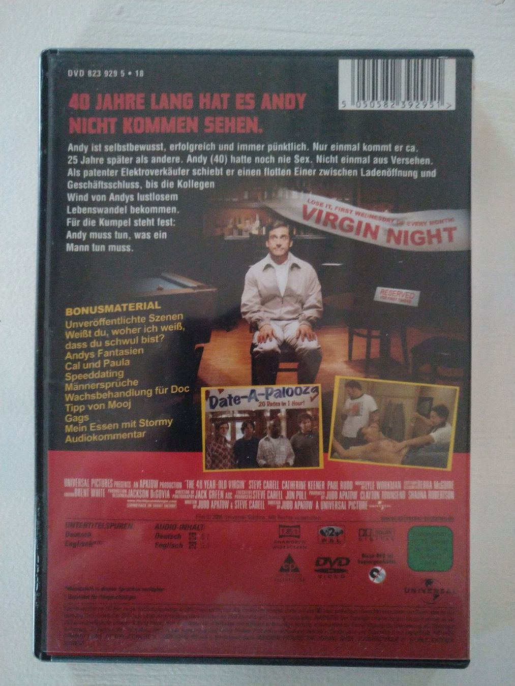 Alle DVDs: DVD Jungfrau 40 Männlich sucht XXL Version – Neu (gemäss Beschreibung) aus Dierikon von sanpaplo 1