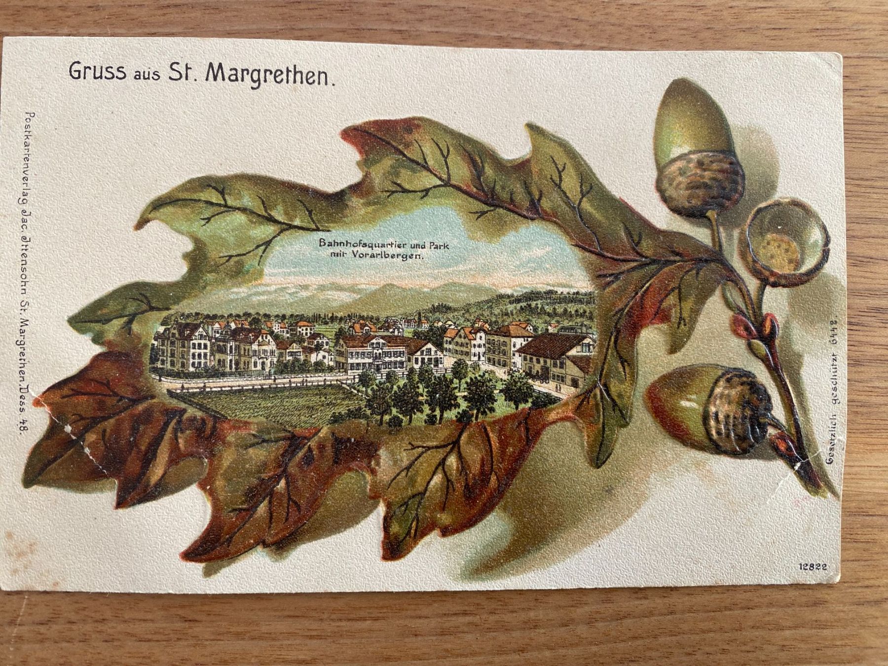 Cartes postales: Ansichtskarte St. Margrethen – D'occasion à Unterterzen par bac_287t