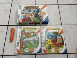 Tiptoi Lernspiel-Abenteuer Tierwelt, Buchstaben,Zahlen,Stift