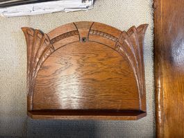 Teile von Noten- /Buchständer / Garderobe antik - Art Deco
