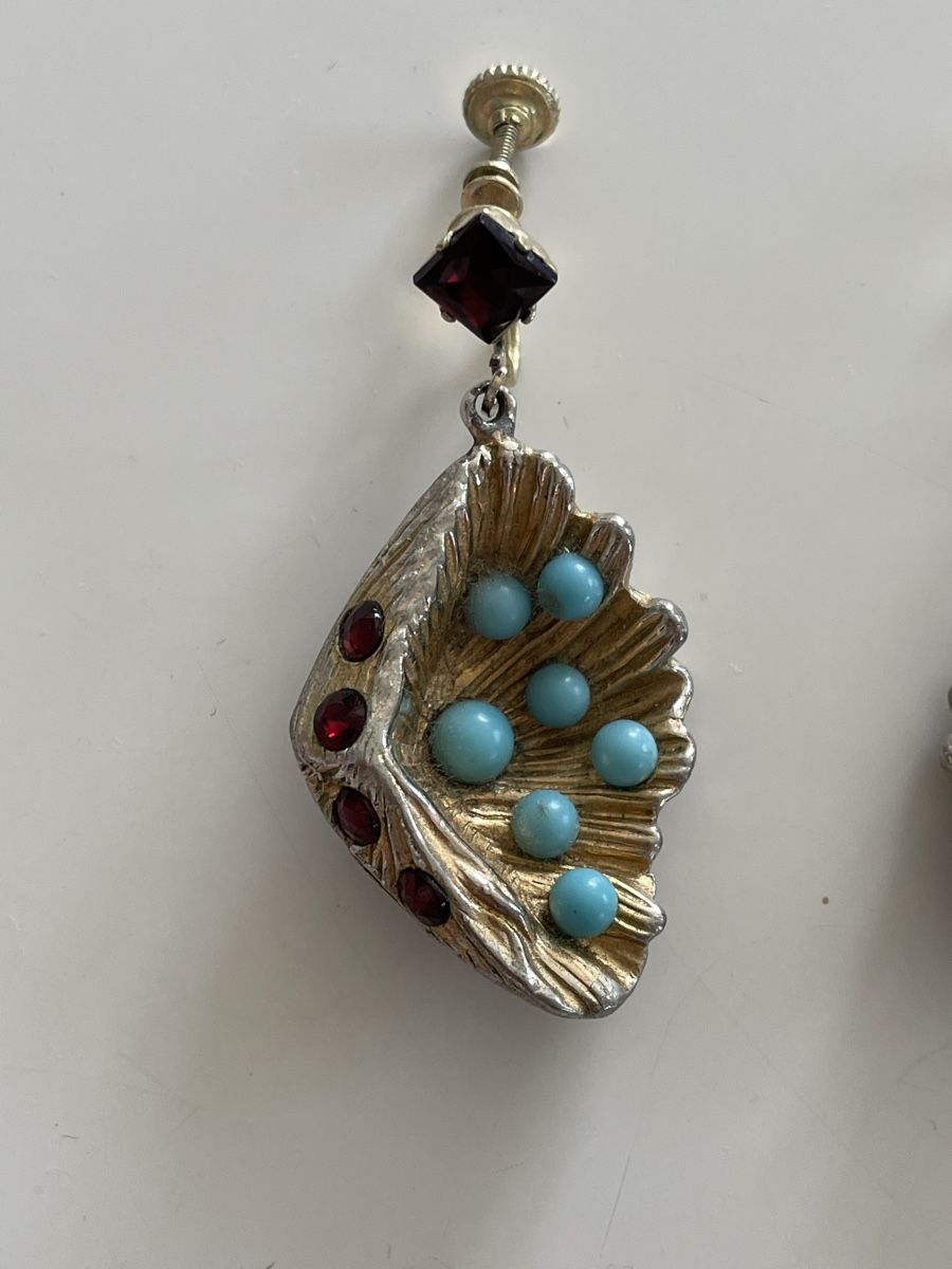 Orecchini pendenti & Orecchini a lobo: Vintage Ohrstecker in Muscheln Form – Usato da Winterthur venduto da tat_ky5h 3