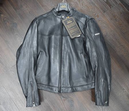 ROKKER Motorradlederjacke Ginger Black Damen Gr. M & L