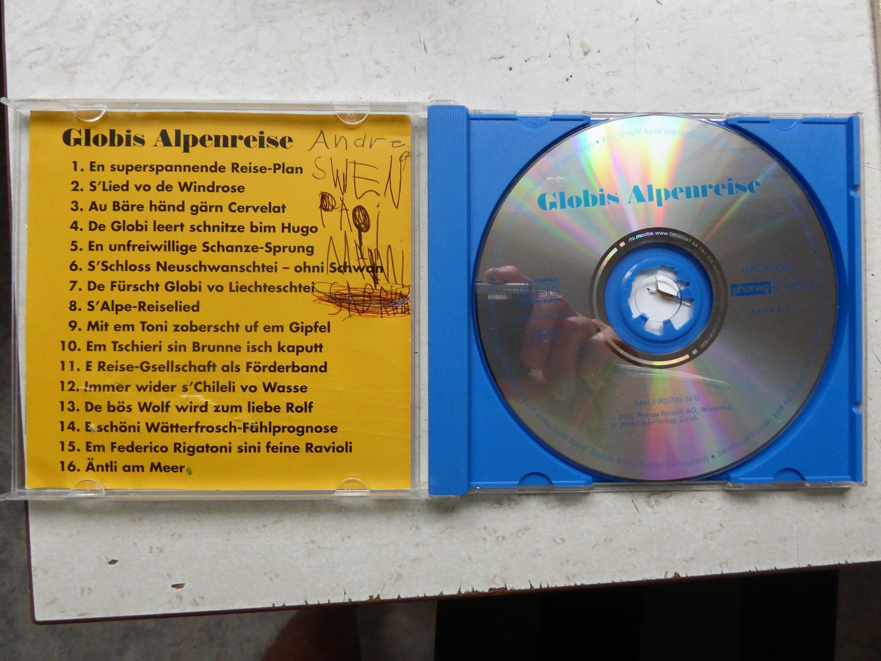 CD: CD Globis Alpenreise – Usato da Gossau SG venduto da tenerife11 1