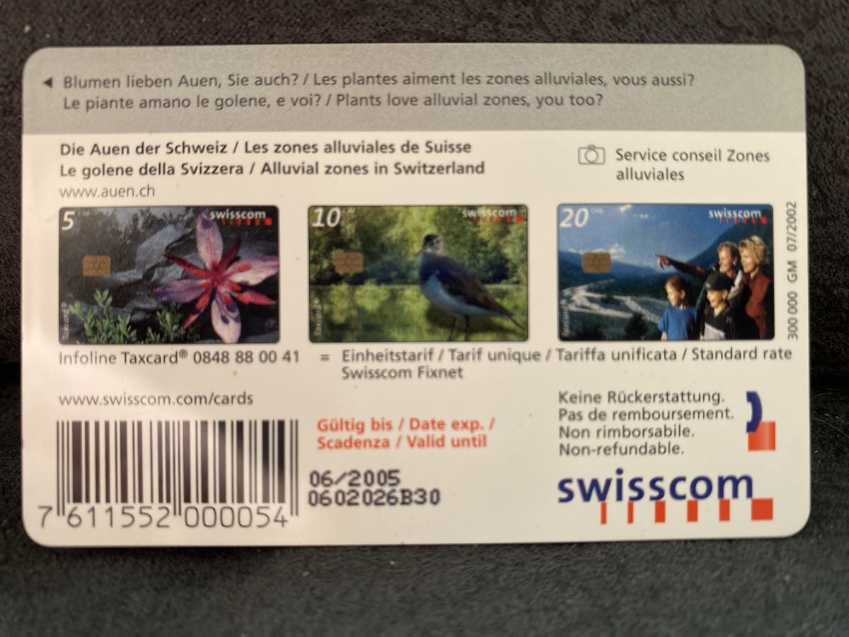 Schede telefoniche: Taxcard GM4 – Usato da Lausanne venduto da babacard10 1