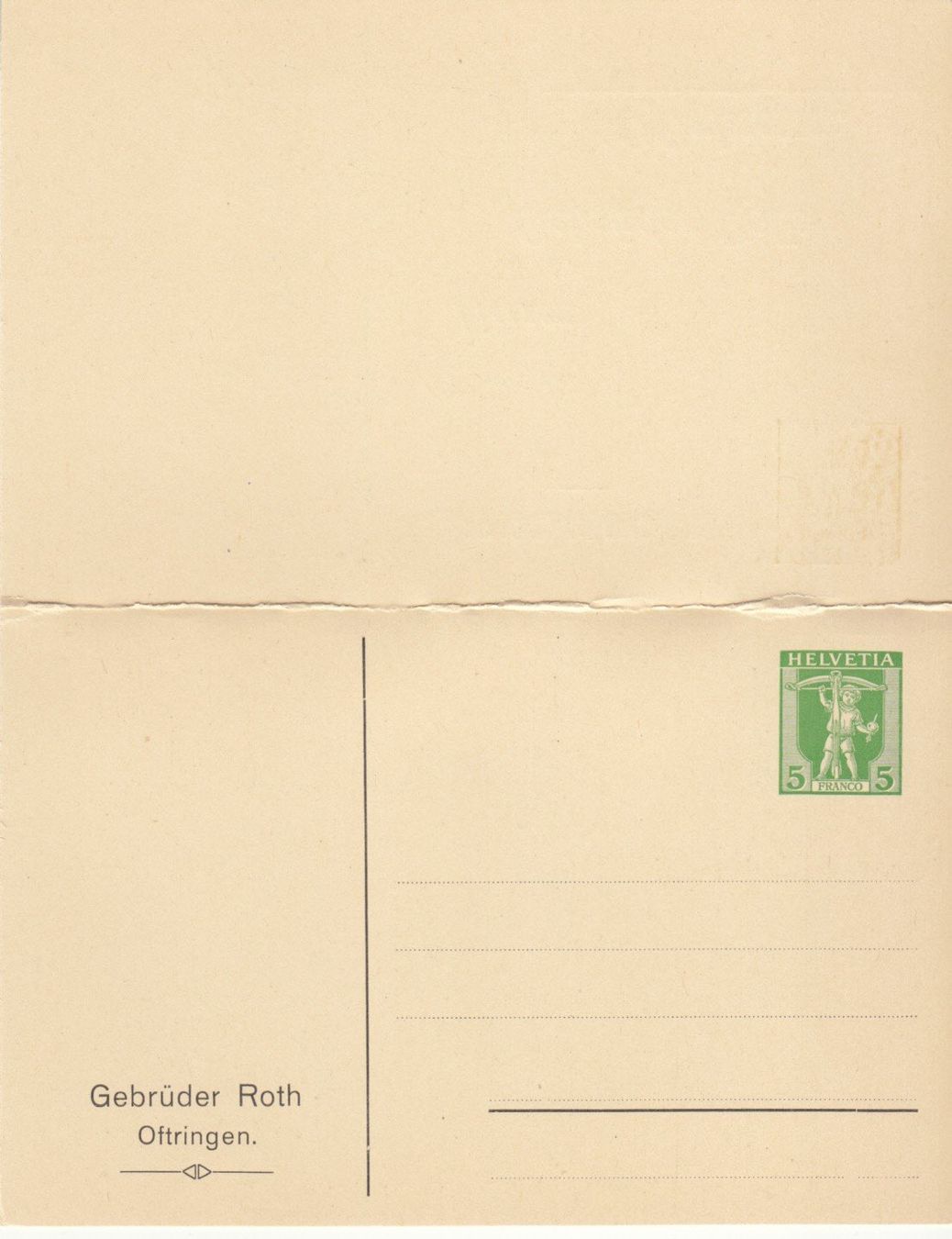 Alle Briefmarken: SGK PPK 102 Roth Oftringen – Gebraucht aus Bürglen TG von StampGraf
