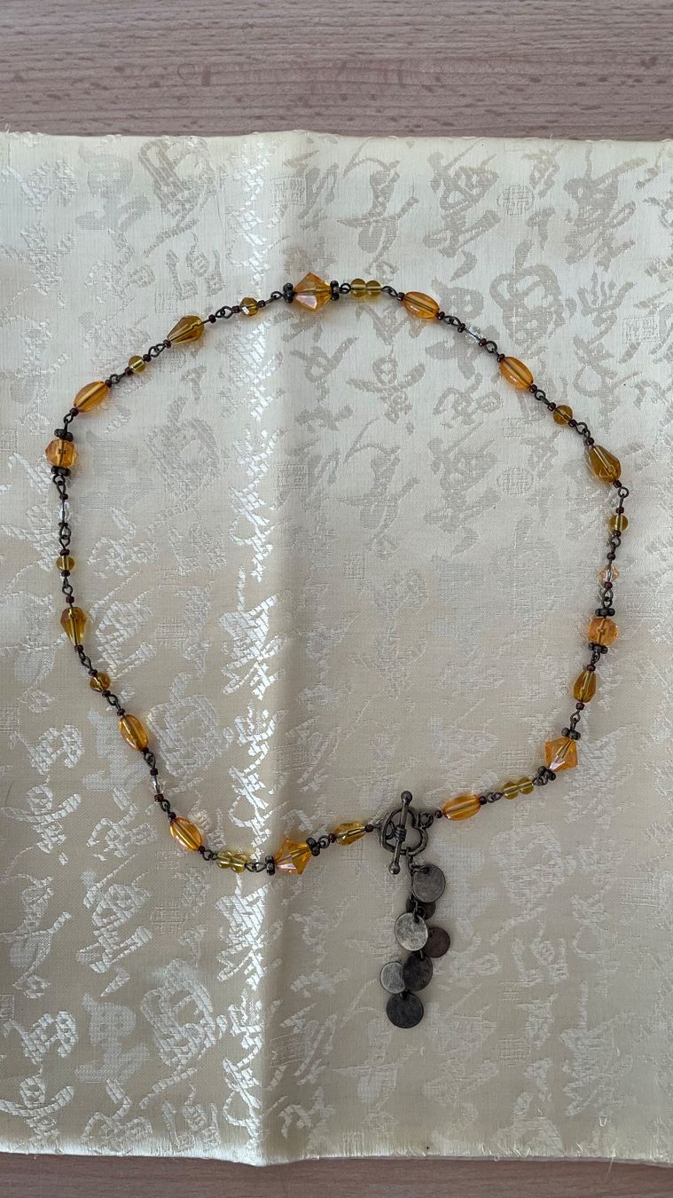 H&M Catenine: Kette Armband 50cm /Messing Glas Halskette – Nuovo (secondo la descrizione) da Kölliken venduto da Prscoo 2