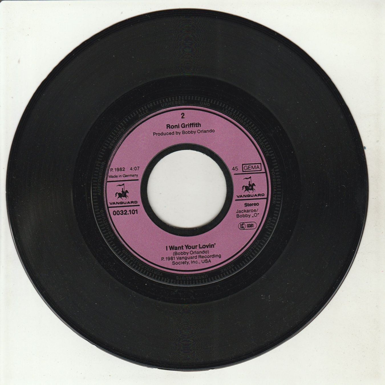 Schallplatten: Roni Griffith - Desire 7" Vinyl 1982 – Gebraucht aus Tübach von JamesStone 3
