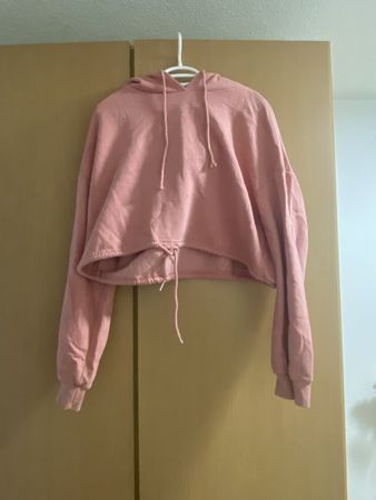 Damen Hoodie Rosa Grösse S kurzer Schnitt guter Zustand
