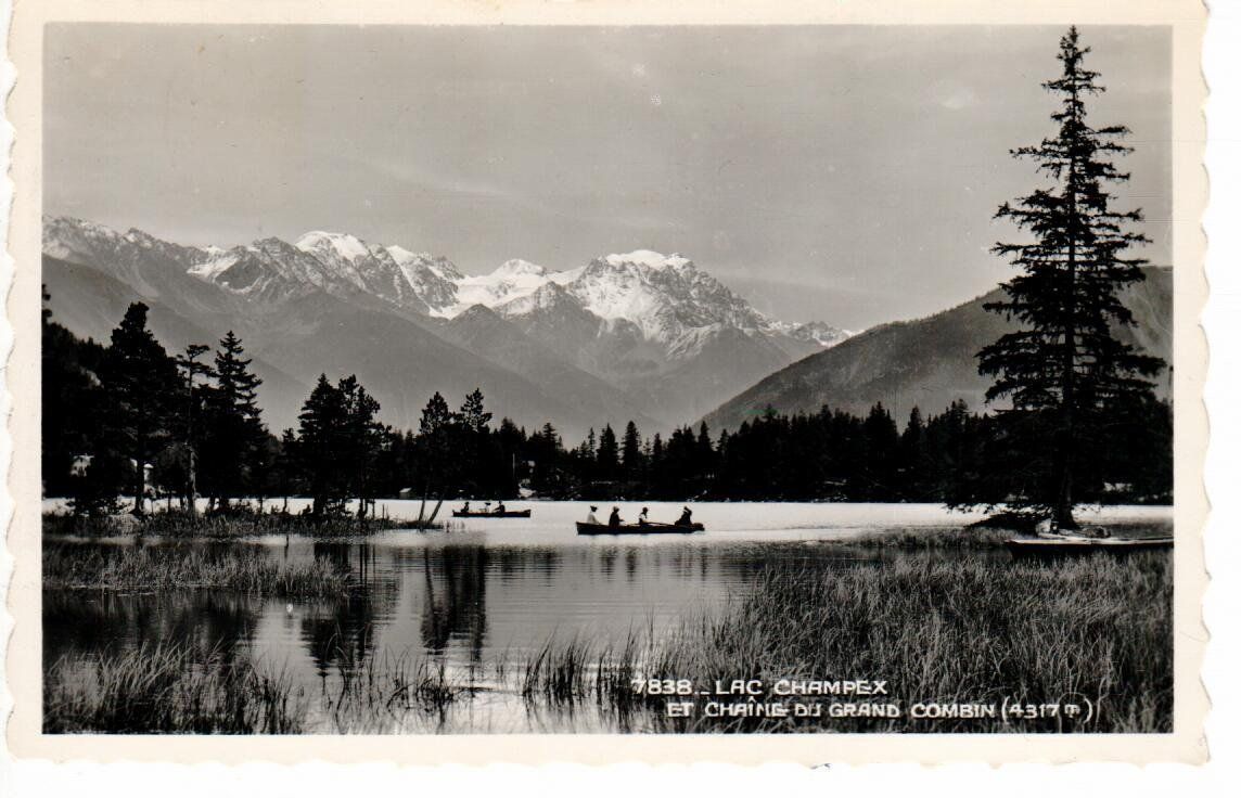 Ansichtskarten: Lac Champex 1953 – Gebraucht aus Wolhusen von Curver9