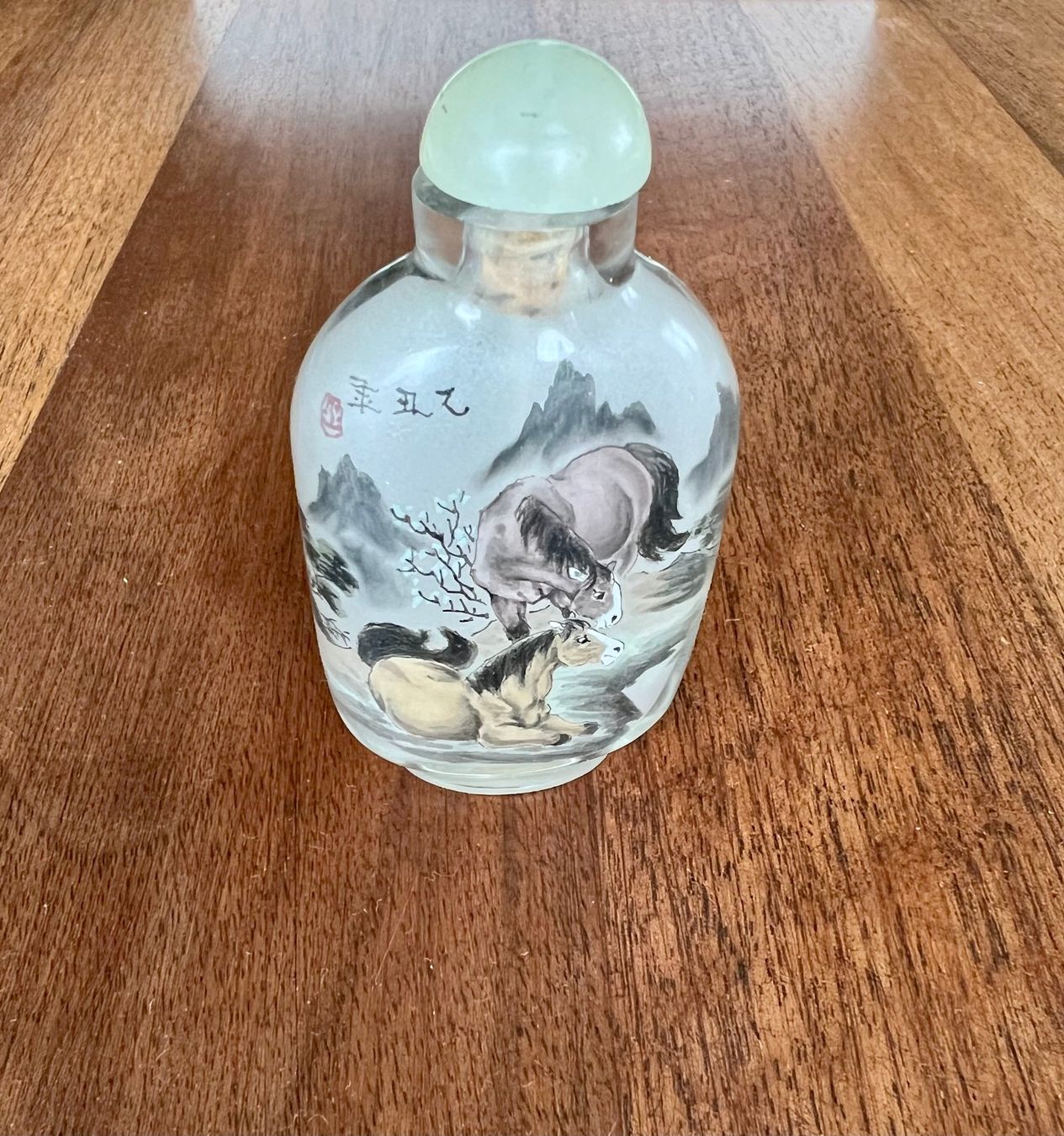 Flaconi: Signed Snuff-bottle in painted glass – Usato da Morges venduto da Audemars07