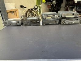 Autoradios ( Sony / Blaukpunt /JVC / 2x Pioneer/Tamashi )
