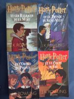 Lot de 4 livres Harry Potter J.K. Rowling Gallimard