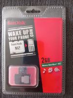 Carte mémoire SanDisk M2 2GB neuve