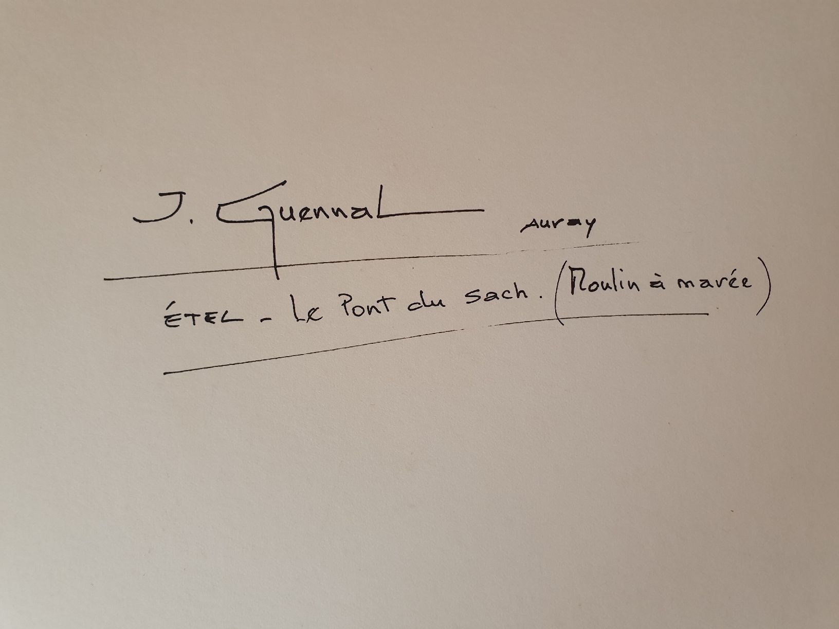 Dipinti: Jean Guennal, Bretagne, Geneve – Usato da emmenbrücke venduto da Jan_Apfel 4