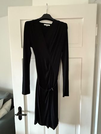 Schickes Max Mara Jerseykleid, schwarz, Grösse 38
