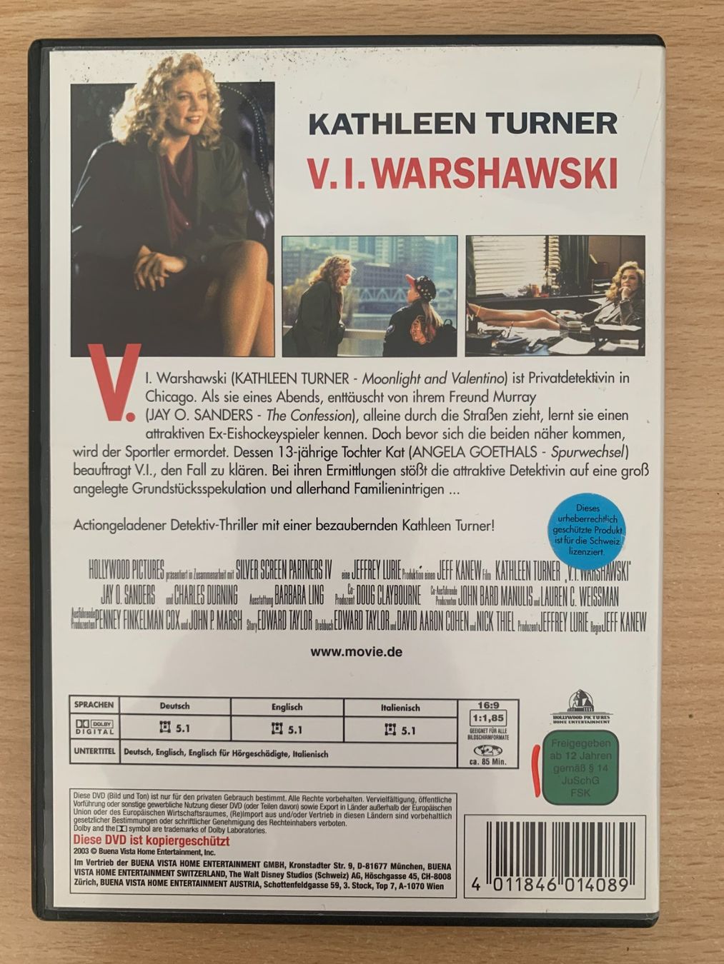 Tutti i DVDs: V.I. Warshawski – Usato da Zürich venduto da recordman01 1