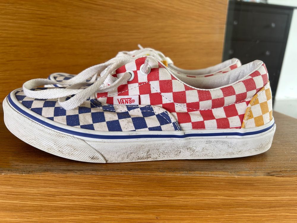 Vans rouge garcon hotsell