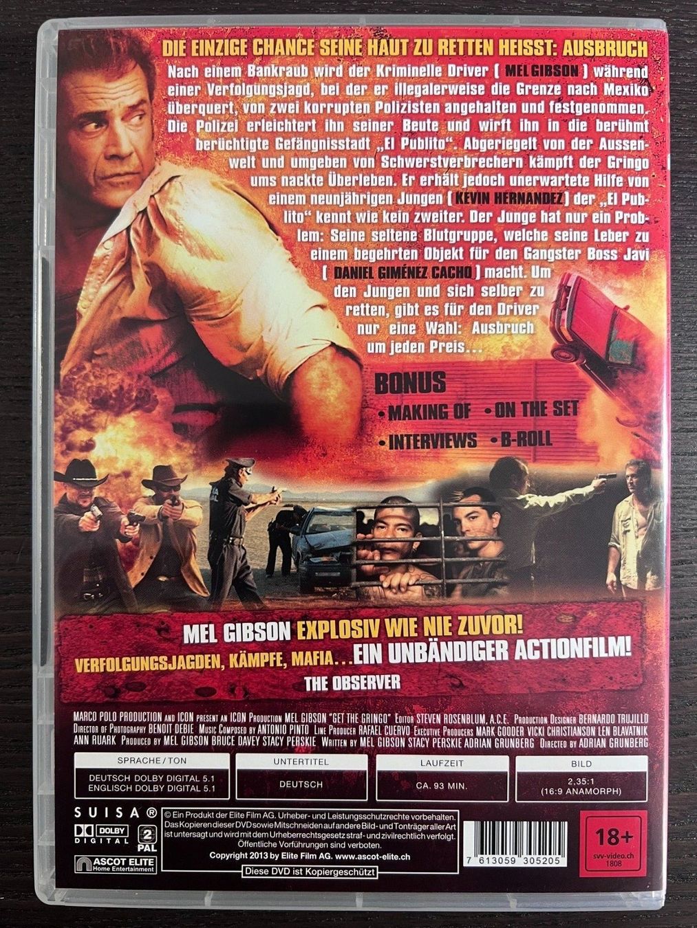 Tutti i DVDs: Get the Gringo – Usato da Zürich venduto da FilmFreunde 1