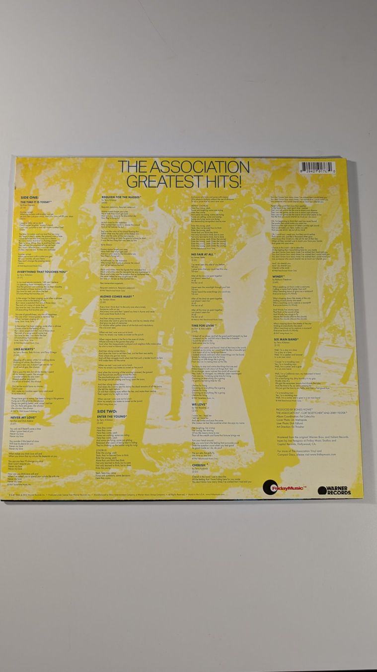 Dischi in vinile: The Association - Greatest Hits! – Nuovo (secondo la descrizione) da Baar venduto da Arthur_Fooksayk 1