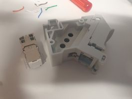 R&M RJ45-Adapter-10 Cat6A Hutschienenadapter 314000