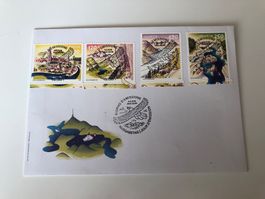 Neueste Markenausgabe 4.9.2025. - FDC Blockausschnitte