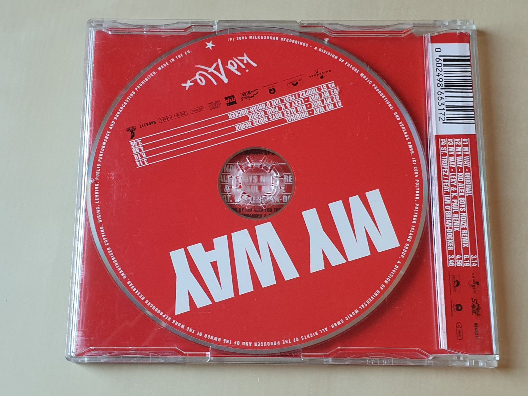 CD: Kid Alex My Way – Usato da Stansstad venduto da collectorsshop 1
