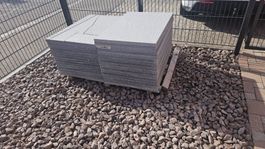 Bodenplatten Granit anthrazit