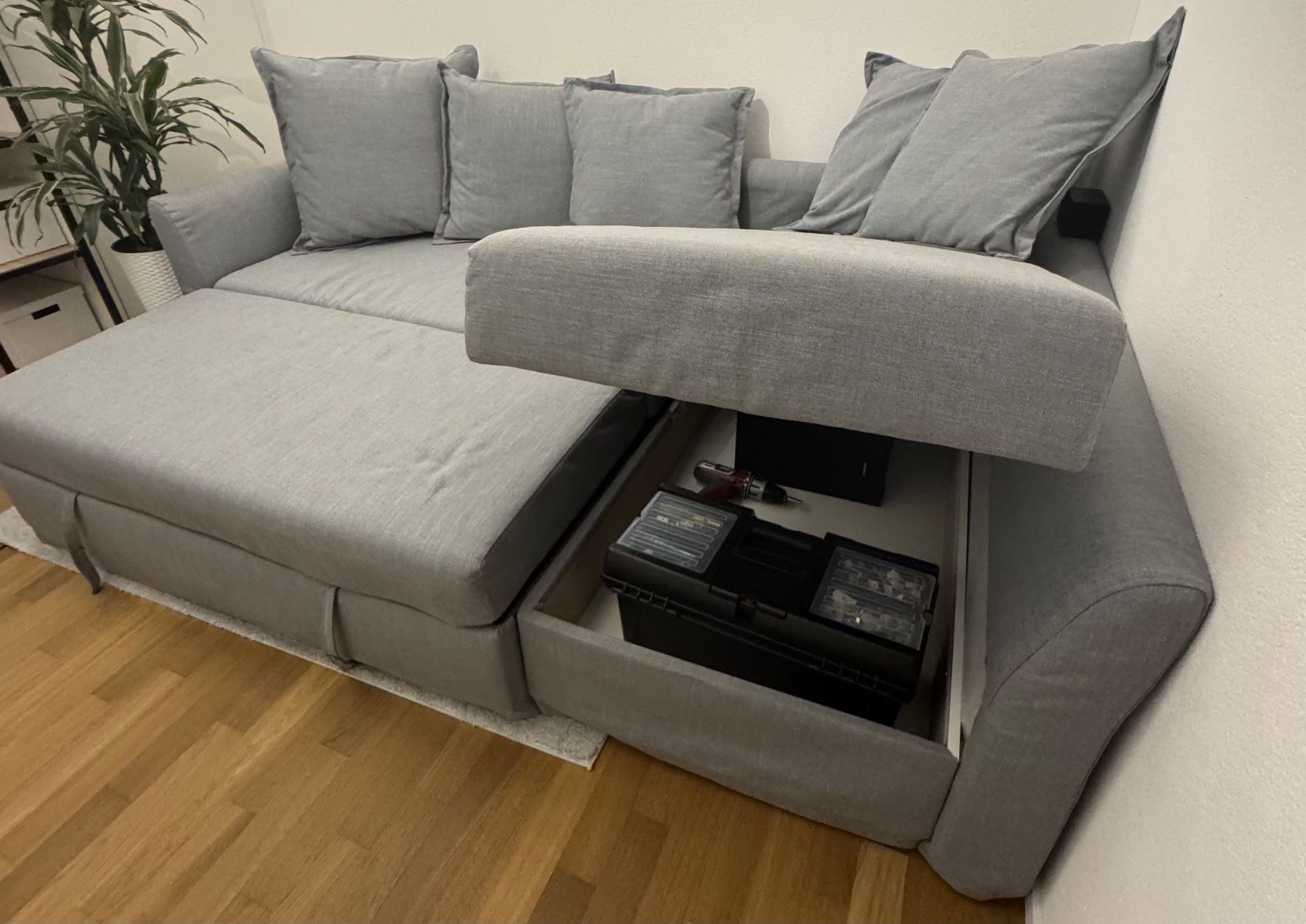 Sofas: Bettsofa mit Ottomane – Gebraucht aus Dübendorf von hoe_xjg8 1