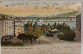 GENÈVE - Place des Alpes & le Mont-Blanc - 1905