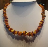 Antik Natur Bernstein Kette Collier