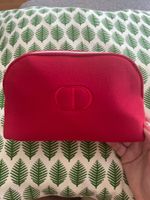 Dior Kosmetiktasche rot mit CD Logo neuwertig