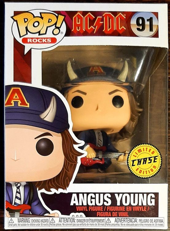 Funko Pop AC/DC Angus Young CHASE (Neuf avec emballage d'origine) à ...