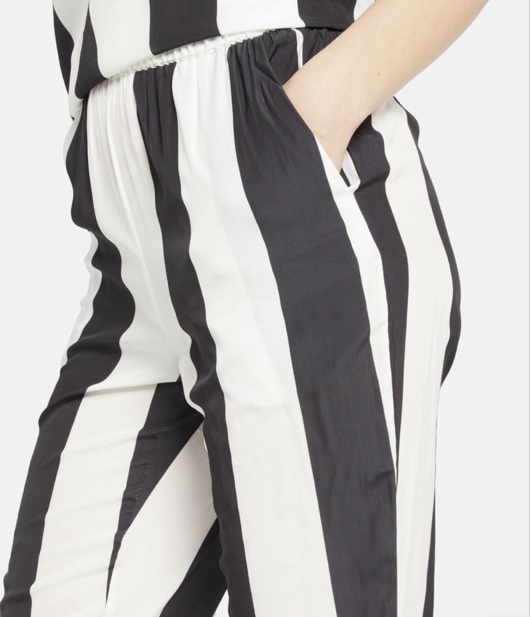 Pantaloni: TRENDIGE STATEMENT HOSE – SCHWARZ/WEISS – Nuovo e nell'imballaggio originale da Schaffhausen venduto da rot_yyy7 3