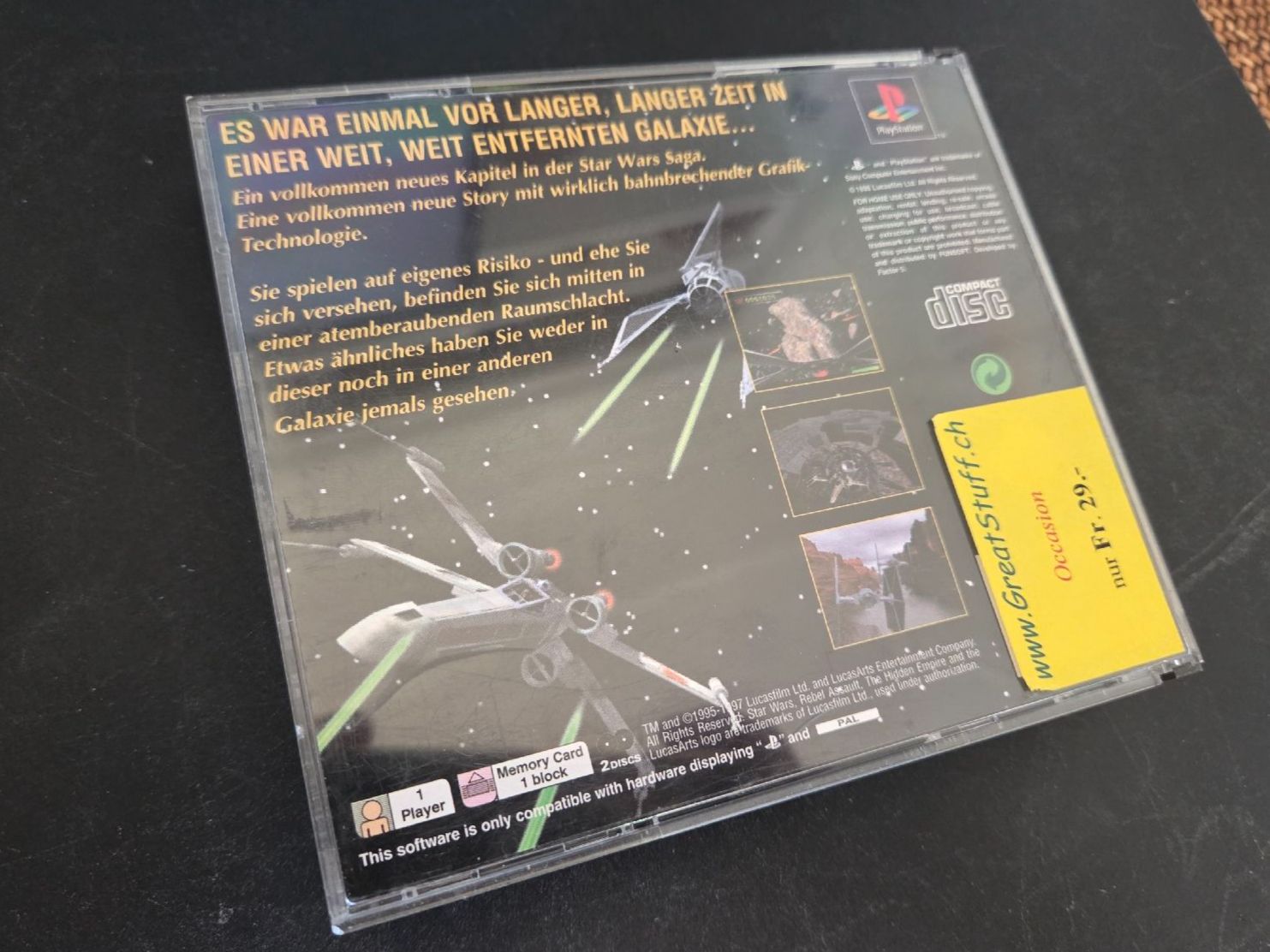 Giochi: Star Wars Rebel Assault II – Usato da Territet venduto da Cenh 1