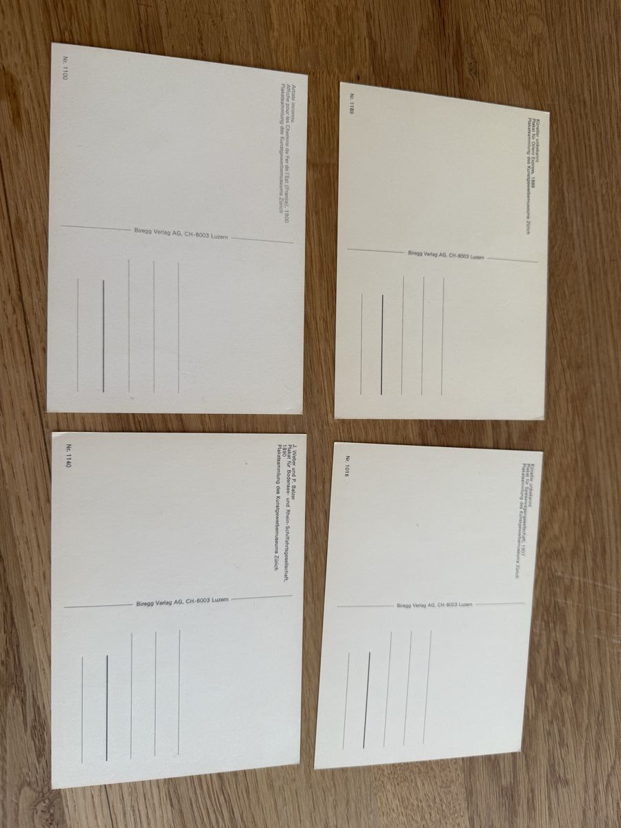 Cartoline postali: Retro Postkarten 4Stk – Usato da Schaffhausen venduto da GLXTCH 2