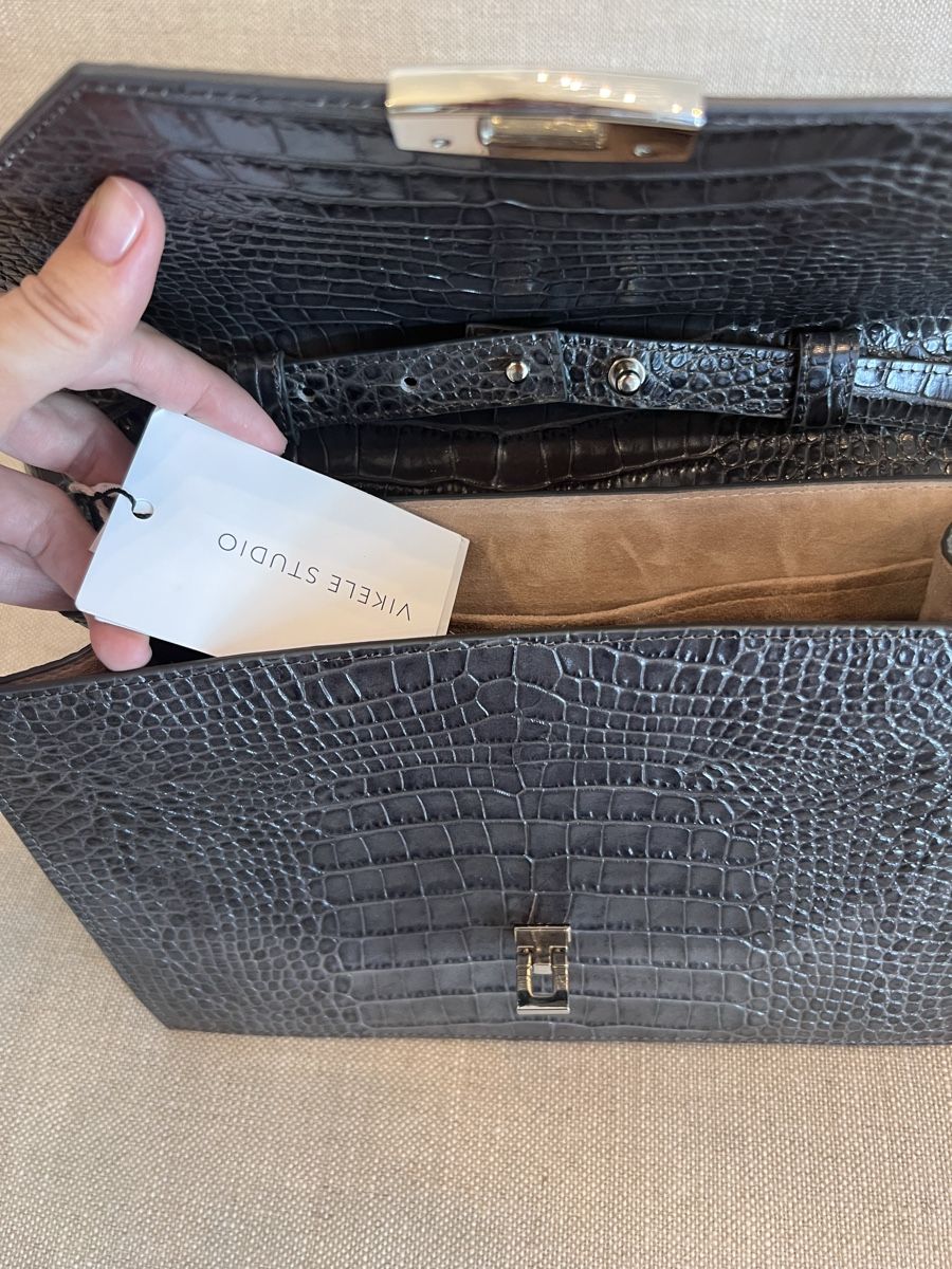 Taschen für Damen: Crocodile style leather Bag – Neu (gemäss Beschreibung) aus Goldau von Kseniya123 5