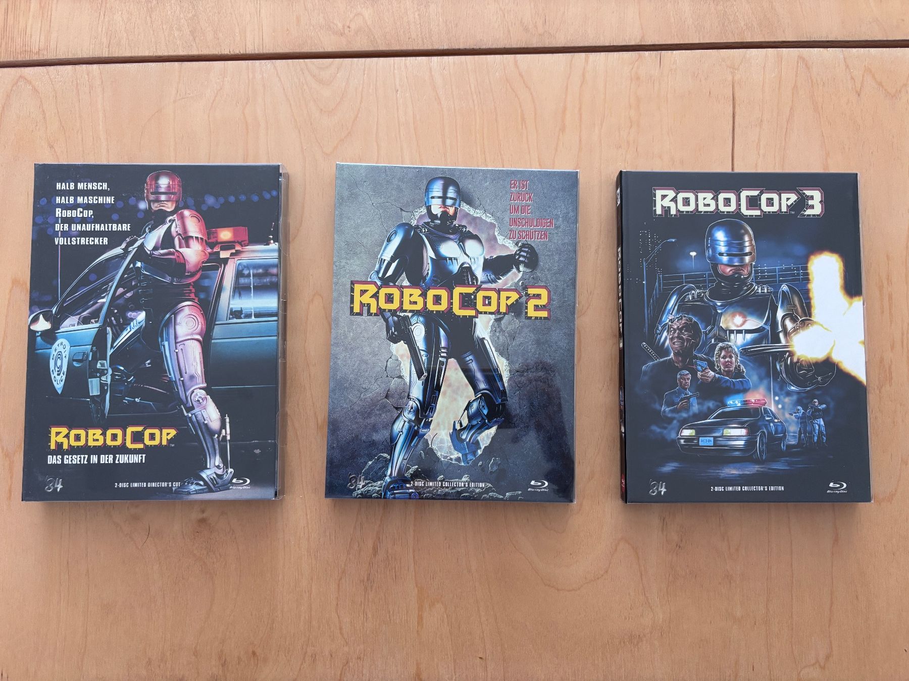 Alle DVDs: Robocop Trilogie Mediabooks, Top Zustand! – Neu (gemäss Beschreibung) aus Varen von bacaduva2007