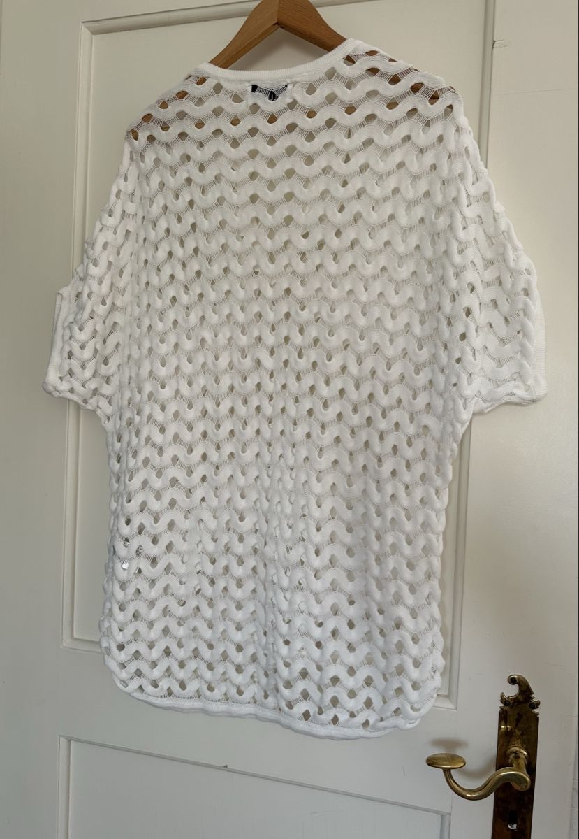 Allude Camicette: Allude Sommer Top Weiss, Gr. L, – Usato da Zollikon venduto da _M65_ 1