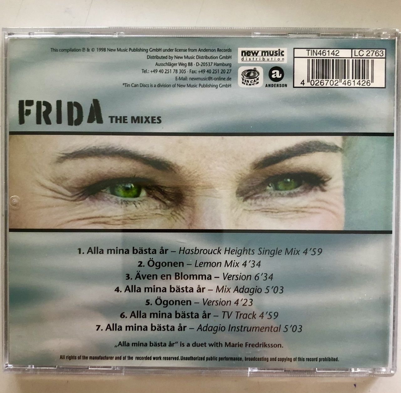 CD: ABBA Frida CD The Mixes – Usato da Wettingen venduto da ABBA-Retro 1
