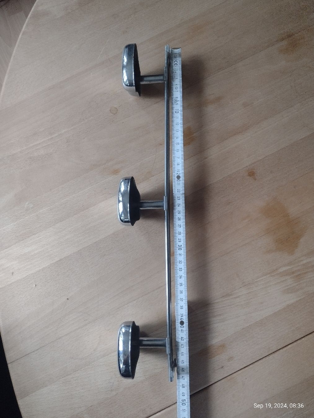 Garderobe: Chrome coat rack, wall mounted, vintage design - Super Retro – Gebraucht aus Zürich von TrainLine 6