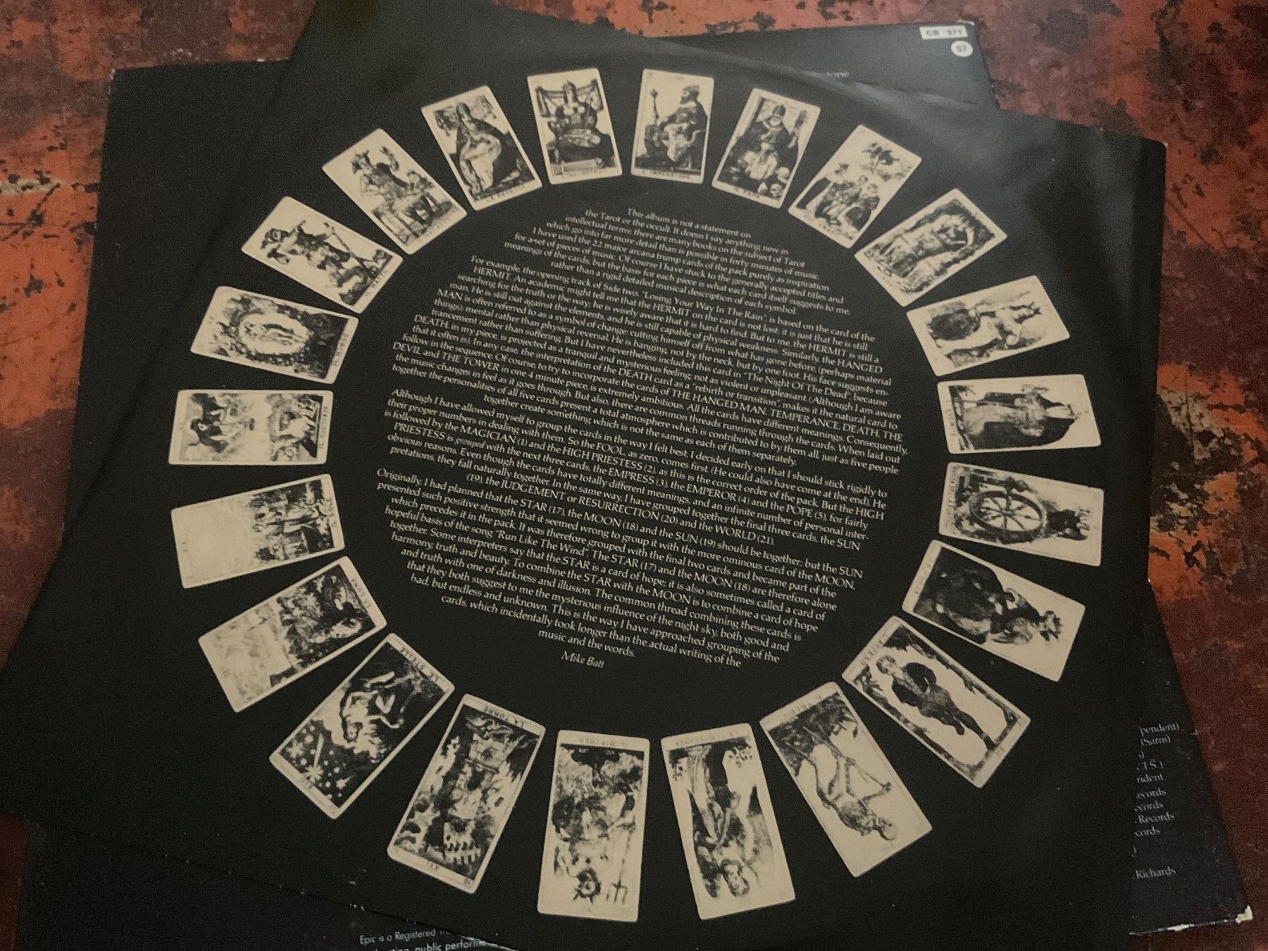 Vinyles: Mike Batt Tarot LP – D'occasion à Delémont par vinylfreak01 2