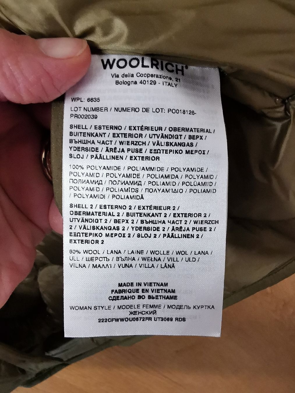 Woolrich Giacche: Woolrich Daunen Jacke – Nuovo e nell'imballaggio originale da Bad Ragaz venduto da AKahlon 2
