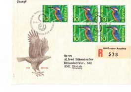 1966 R Brief Pro Natura 4er +Zusatz